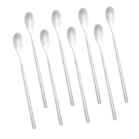 Luvtree 094343362158 8-piece 6.2-inch Long Handle 304 Stainless Steel Coffee Spoons For Co