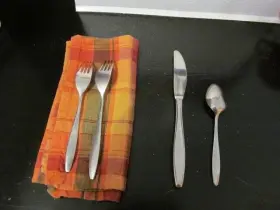 Mff9 Marshall Field By Stainless 18/8 Glossy Lot Of 4 Pieces Place Setting #2