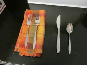 Mff9 Marshall Field By Stainless 18/8 Glossy Lot Of 4 Pieces Place Setting