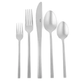 Martha Stewart 085081656445 Southalnd 20 Piece Flatware Mirror Polish Silverware Set - Stainless Steel Ut