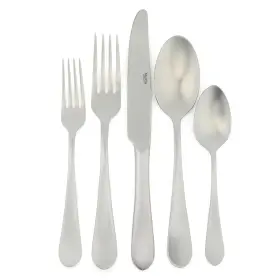 Martha Stewart 085081660923 Alness 20 Piece Mirror Polish Flatware Silverware Set - Stainless Steel Utens