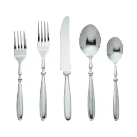 Maxam 024409071126 Nikita Bistro 20pc Forged 18/8 Stainless Steel Flatware Set