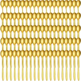 Lo-meanplan-28945 Meanplan 100 Pcs Demitasse Espresso Spoons Stainless Steel Bulk 4.33ftft Small Mini Cof