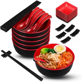 Yee-meekoo-31 Meekoo 6 Sets 41oz Ramen Bowl Bulk Asian Chinese Large Japanese Noodle