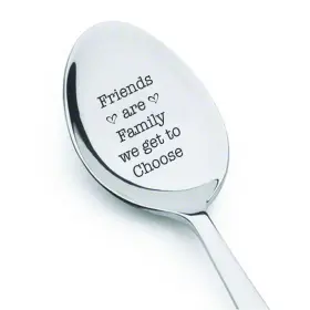 Melostu 880243790261 Friends Are Family We Get To Choose Friendship Day Birthday Spoon-quotes Engr