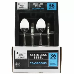 2557-x03 Members Mark Stainless Steel Teaspoon Set 36 Ct #2