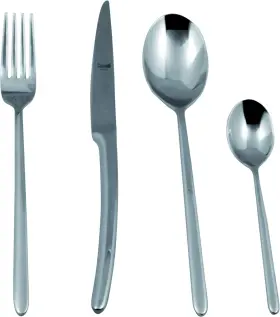 108322024 Mepra Mosella Flatware 24-piece Set Metallic