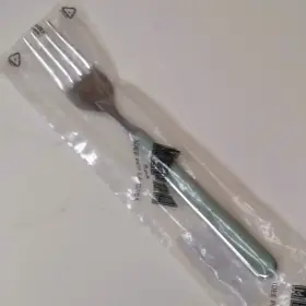 10s61105 Mepra Fantasia Sage Singular Dessert Fork 6.75 Inch Stainless Steel 18/10 Italy Nip