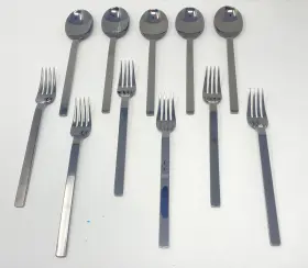 Mepra 722020507726 Stile 18/10 5 Spoon And 6 Fork 9 Total - Read