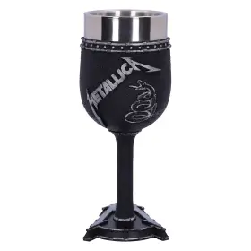 B5222r0 Metallica Nemesis Now Officially Licensed Black Album Goblet Wine Glass