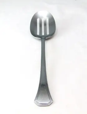Mll10 Michael Lloyd Stainless Steel Pierced Table Serving Spoon