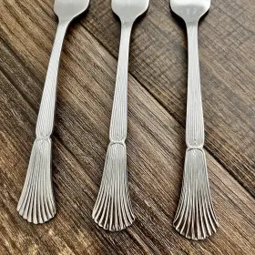 Mll3 Michael Lloyd 3 Dinner Fork Stainless 7 1/2in Replacement Glossy Ribbed #3