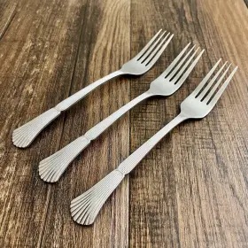 Mll3 Michael Lloyd 3 Dinner Fork Stainless 7 1/2in Replacement Glossy Ribbed