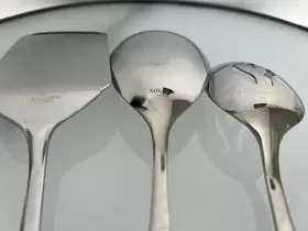 Mikasa 028225223745 French Countryside Stainless . Original Size Teaspoon Set Of 3 #2