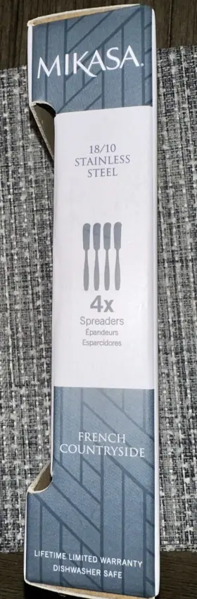 5099385 Mikasa French Countryside 18/10 Stainless Steel Spreader Set Of Four #2
