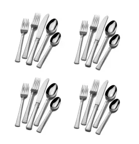 5110575 Mikasa Harmony 18/10 Stainless Steel 20pc. Flatware Set Service For Four
