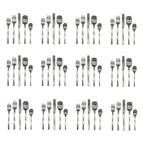 5294099 Mikasa Zena 18/8 Stainless Steel 60pc. Flatware Set Service For Twelve