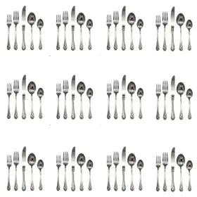 5294107 Mikasa Sweet Pea 18/8 Stainless Steel 60pc. Flatware Set Service For Twelve