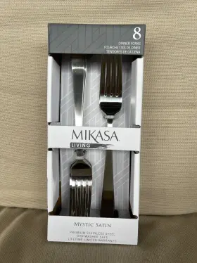 5320761 Mikasa Dinner Forks Mystic Satin 8 Stainless Steel