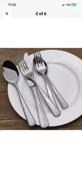 5339889 Mikasa Lofton 18/0 Forged Stainless Steel 5pc. Place Setting Service For One