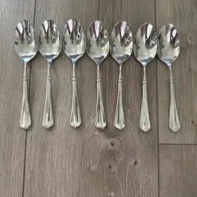 Gf106-594-4 Mikasa 7 Pcs French Countryside 18/10 Stainless Steel 6 3/8 Inch Teaspoon