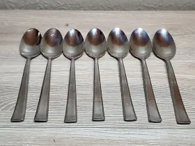 Mis51 Mikasa 7 X 18/10 Stainless Steel Vietnam Soup Spoon Tablespoon Solid 7.5 Inch #2