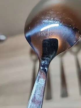 Mis51 Mikasa 7 X 18/10 Stainless Steel Vietnam Soup Spoon Tablespoon Solid 7.5 Inch #3