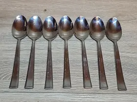 Mis51 Mikasa 7 X 18/10 Stainless Steel Vietnam Soup Spoon Tablespoon Solid 7.5 Inch