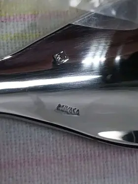 T0818 Mikasa Diaz Ice Tea Spoons Box Of 12 Nib 18/10 Stainless Steel #3