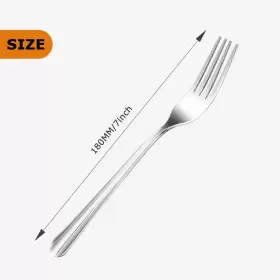 Mjiya 431257439077 12 Pcs Dinner Forks Silverware Set Dominion Heavy Duty Piece #2