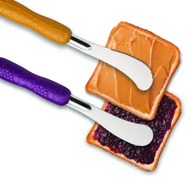 Mobi 643462179299 Peanut Butter And Jelly Knife Spreader Set
