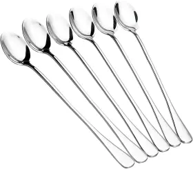 Cf-sztz01-1j Monfasye Long Handle Spoon 9.5 Inch Iced Cream Spoons Tea Coffee Stirrers Oval