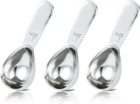 Monleon 445001923980 3 Pieces Coffee Spoon Stainless Steel Short Handled