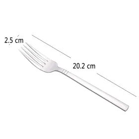Morcte 611982034541 Stainless Steel Dinner Fork 12 Pieces #2