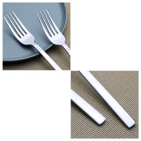 Morcte 611982034541 Stainless Steel Dinner Fork 12 Pieces #3