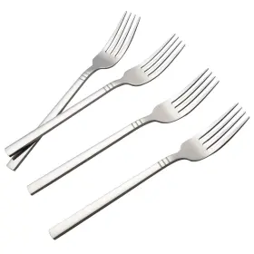 Morcte 611982034541 Stainless Steel Dinner Fork 12 Pieces