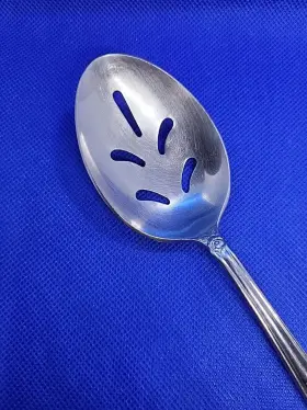 63953 Msi Versailles By Pierced Serving Spoon Japan Merchandise Service 8 1/8 Inch Floral #2