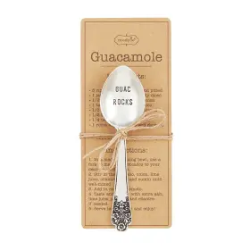 Mud Pie 718540740224 Fiesta Recipe Spoon Set 5 1/2 Inch Guacamole