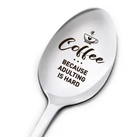 Ycsp080 Muktoujaumai Funny Adulting Is Hard Spoon Gifts For Women Men Birthday Thanksgiving Chris