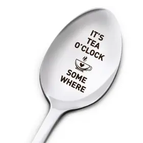 Ycsp098 Muktoujaumai Tea Spoon Gifts For Lover Its Oftclock Some Where Birthday Thanksgi