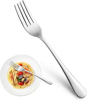 Mutnitt 313038577599 Dinner Forks Set Of 16 Top Food Grade Stainless Steel Silverware Table For