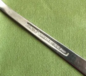 720029 National Stainless 3 Teaspoons Rose Serenade Pattern 6 Inch #72029 #3