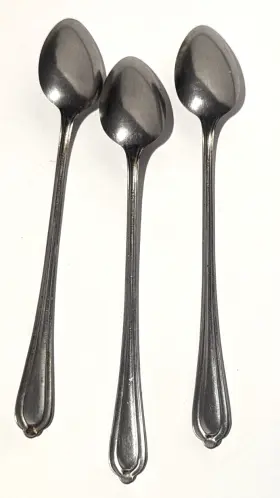 N.s.co.18-8 National Stainless Nst70 Iced Tea Spoons Silverware Flatware #2