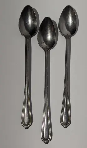 N.s.co.18-8 National Stainless Nst70 Iced Tea Spoons Silverware Flatware