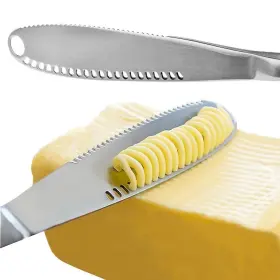 Nevkha 309272235142 Stainless Steel Butter Knife - A Spreader And Kitchen Gadget