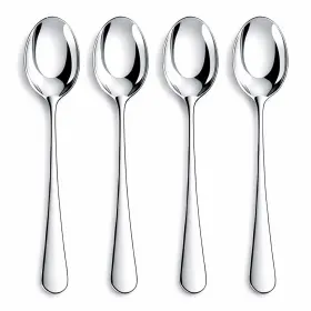 Nice Kitchen 664404118442 16 Pieces Heavy Duty Teaspoons Set 6.8 Inch Tea Spoons Silverware Food Grade Stai