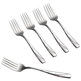Nicesh 742920719494 16 Pcs Stainless Steel Dessert Forks 6.7 Inch Fork Set For Dining Table Serving