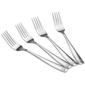 Obstnny 713839229411 12-piece Stainless Steel Dinner Forks 8-inch Durable Flatware For Dining Use