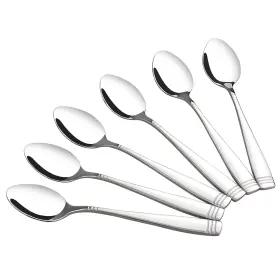 Obstnny 751450467348 12-piece Stainless Steel Tea Spoon Set Small Spoons