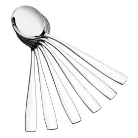 Obstnny 754909748951 Round Soup Spoon 12 Piece Stainless Steel Bouillon